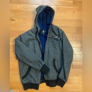 Patriots fleece lined sweatshirt NFL pro line